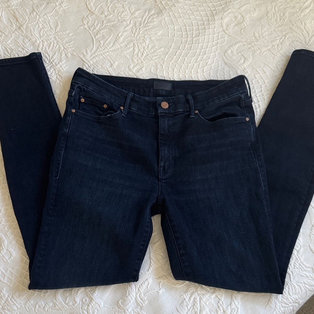MOTHER Dark Blue Women's Skinny Jeans